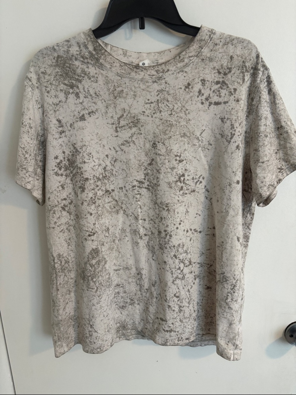 lululemon athletica Speckled Short Sleeve Tee - Light Gray & Charcoal